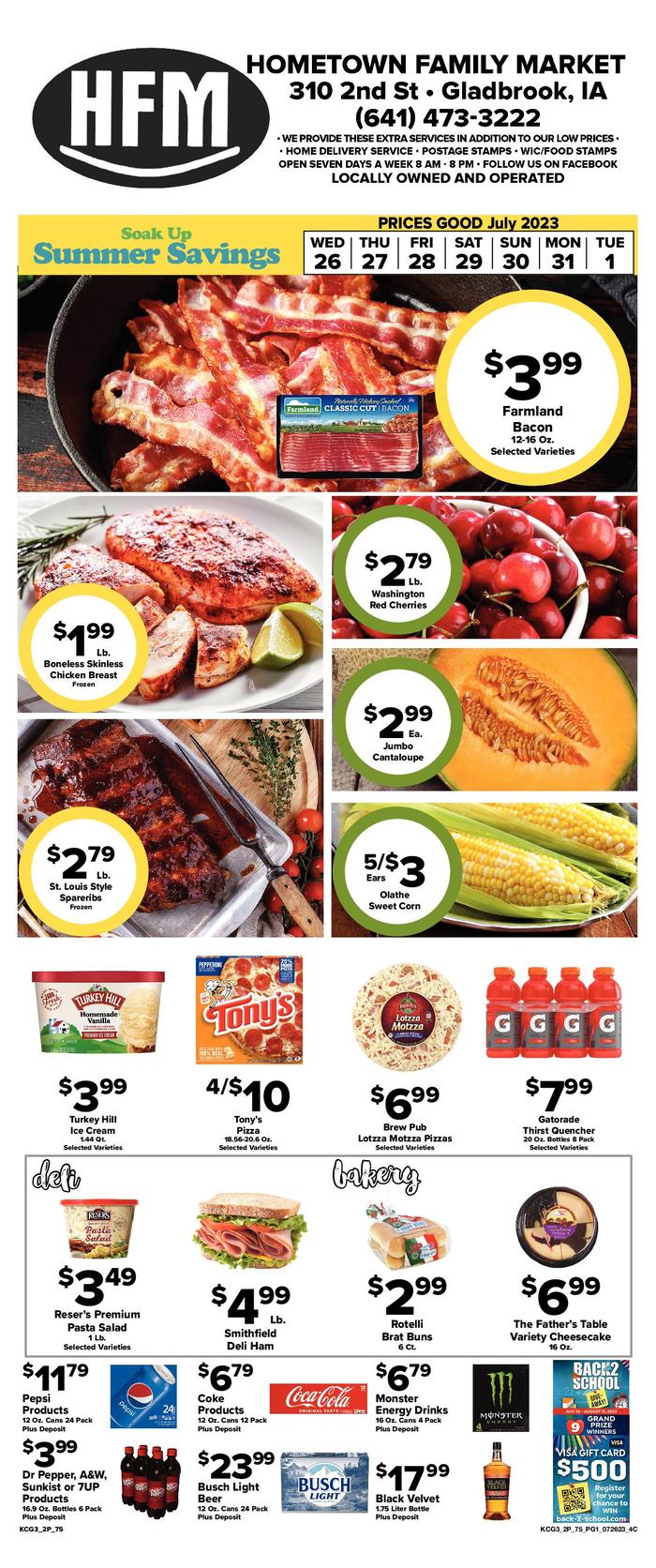 Hometown Family Market Ad Specials